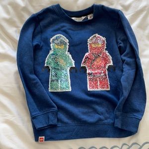 Lego Ninjago sequin flip sweatshirt